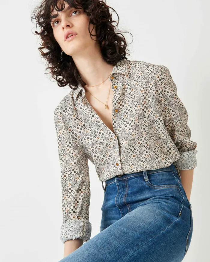 Sessn Womens Shirts And Blouses Misia Fleur De Sel Alano Gift for Friend