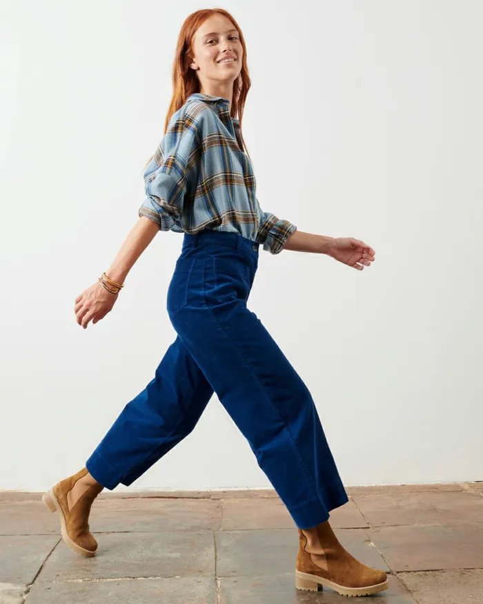 Sessn Womens Trousers Hudson street Amiral
