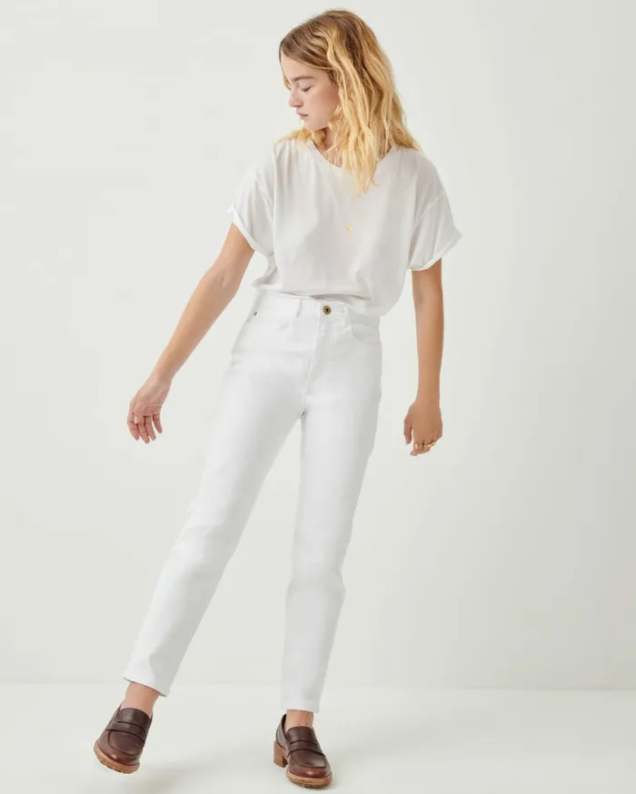 Sessn Womens Trousers Momon White