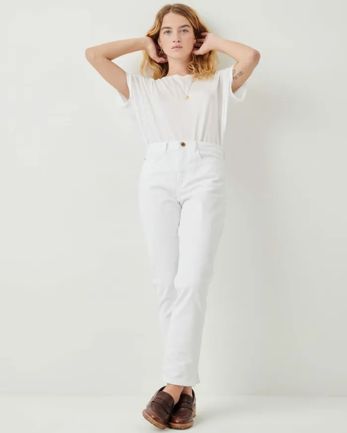 Sessn Womens Trousers Momon White