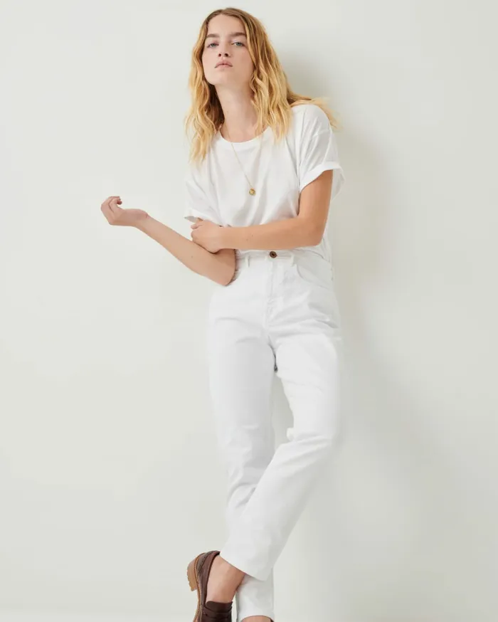 Sessn Womens Trousers Momon White