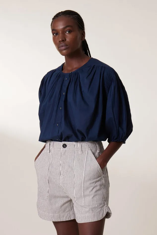 Shirts and Blouses Women Leon and Harper Corso Plain Blouse Black Iris