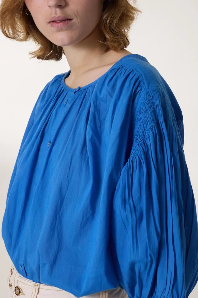 Shirts and Blouses Women Leon and Harper Corso Plain Blouse Ocean