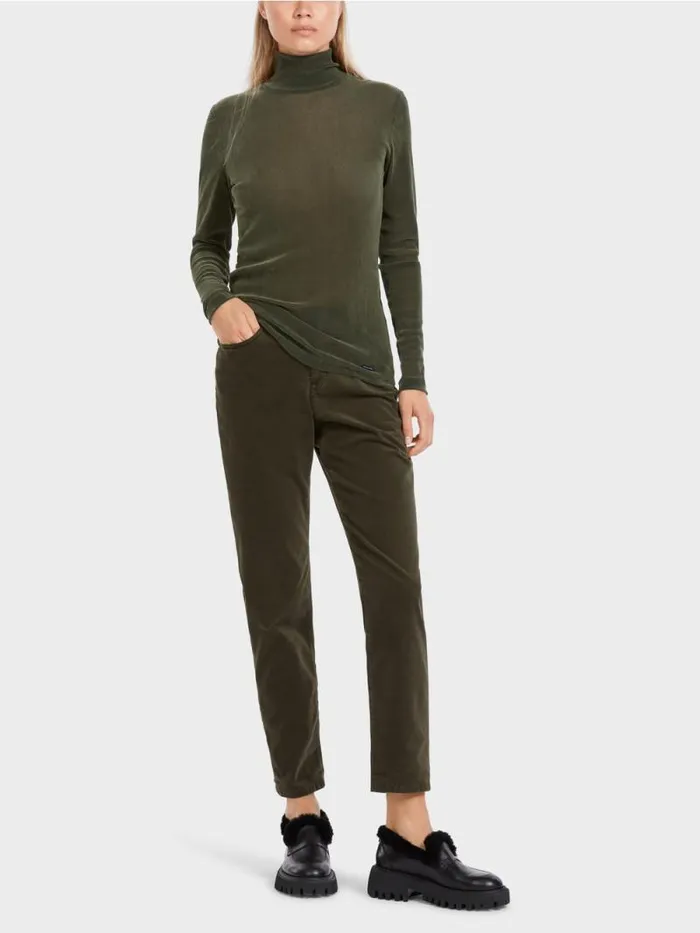 Shirts and Tops Damen Marc Cain Figurnahes TShirt Bright Terra