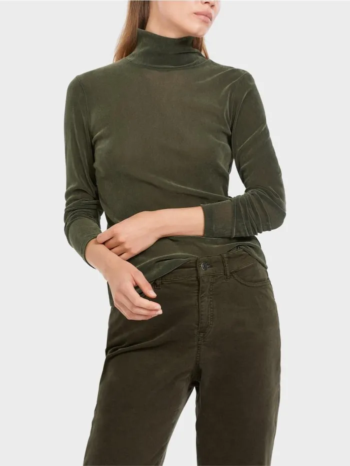 Shirts and Tops Damen Marc Cain Figurnahes TShirt Bright Terra