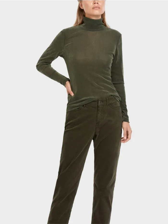 Shirts and Tops Damen Marc Cain Figurnahes TShirt Bright Terra