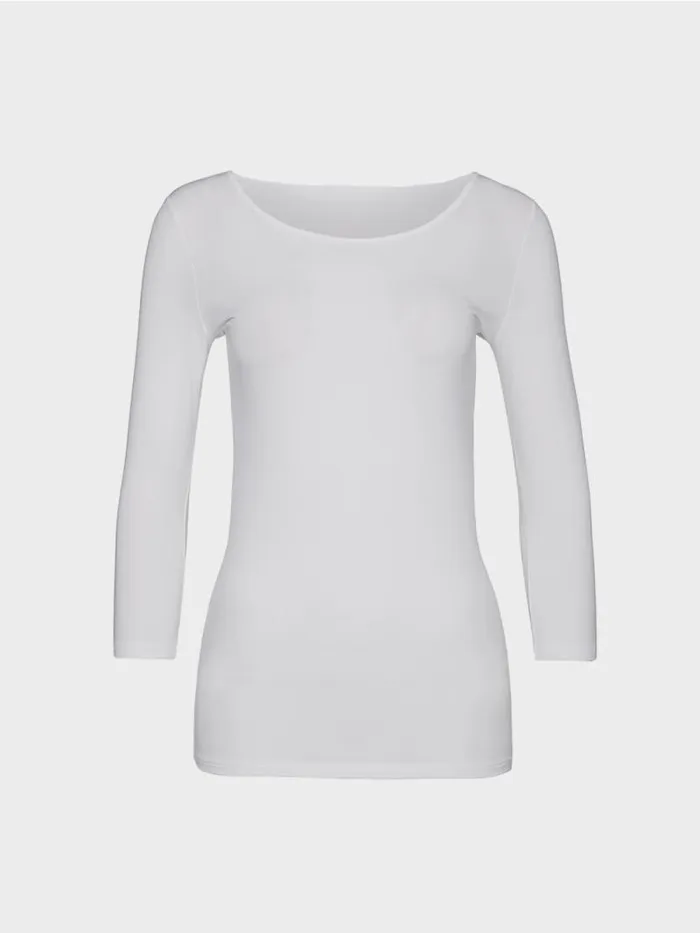 Shirts and Tops Damen Marc Cain Hauchzartes Longsleeve White