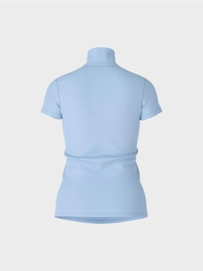Shirts and Tops Damen Marc Cain Hochgeschlossenes TShirt Dark Summer Sky