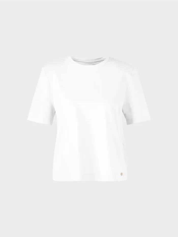 Shirts and Tops Damen Marc Cain TShirt Im Boxy Schnitt White