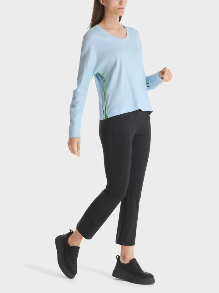 Shirts and Tops Damen Marc Cain TShirt In Kimonoform Soft Powder Blue