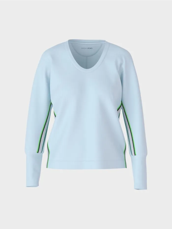 Shirts and Tops Damen Marc Cain TShirt In Kimonoform Soft Powder Blue