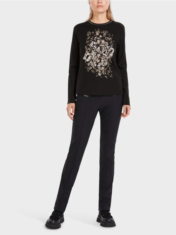 Shirts and Tops Damen Marc Cain TShirt Mit Print Black