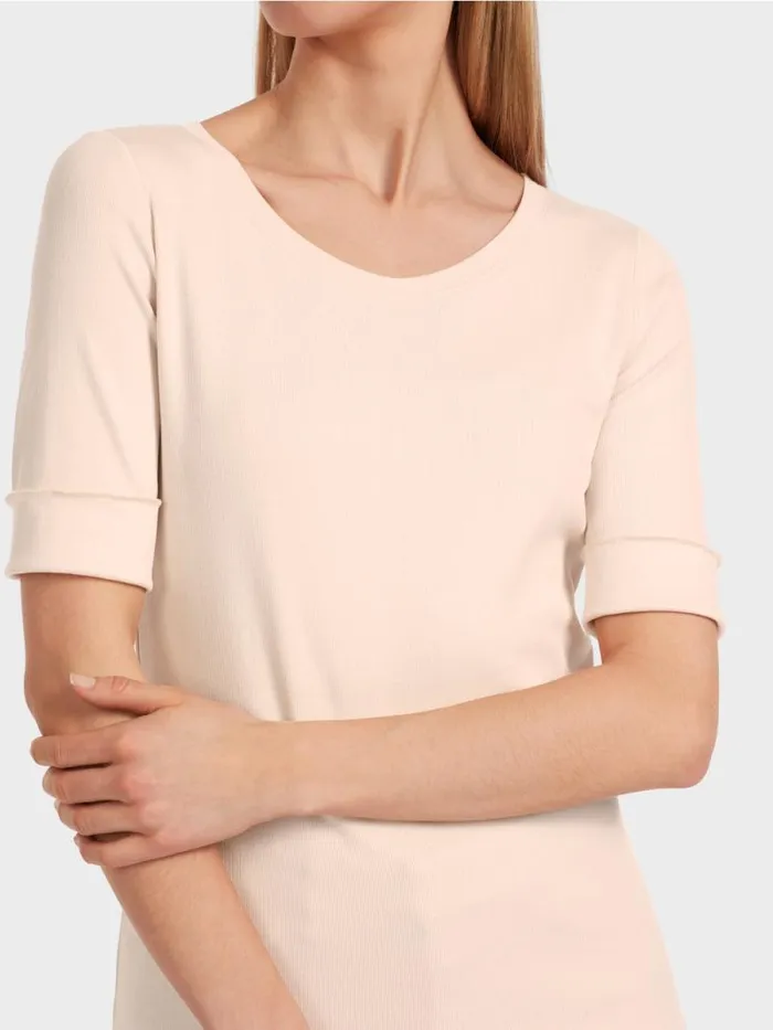 Shirts and Tops Damen Marc Cain Uni TShirt Mit 34rmel Almond Blossom