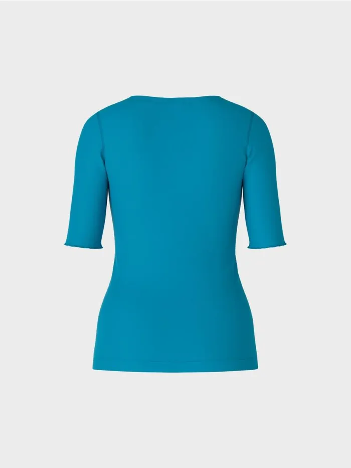 Shirts and Tops Damen Marc Cain Uni TShirt Mit 34rmel Deep Sea