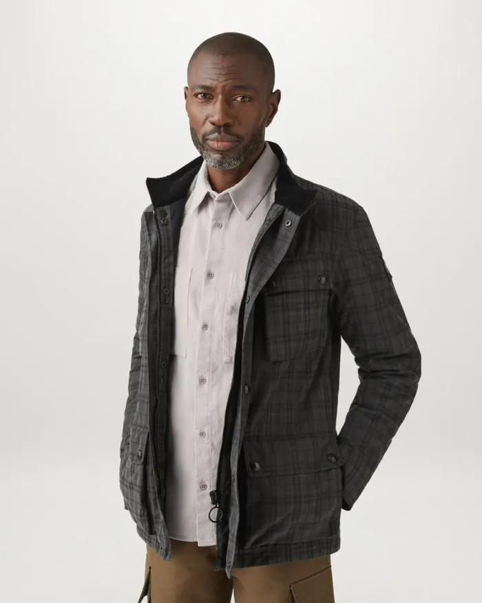 Shirts Men Belstaff Foundry Shirt Chrome Grey Shirts Men Belstaff Foundry Shirt Chrome Grey