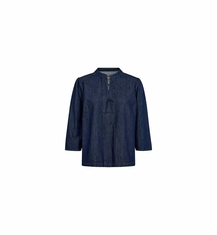 Shirts MMBani Denim Shirt Dark Blue 8211 MOS MOSH Women