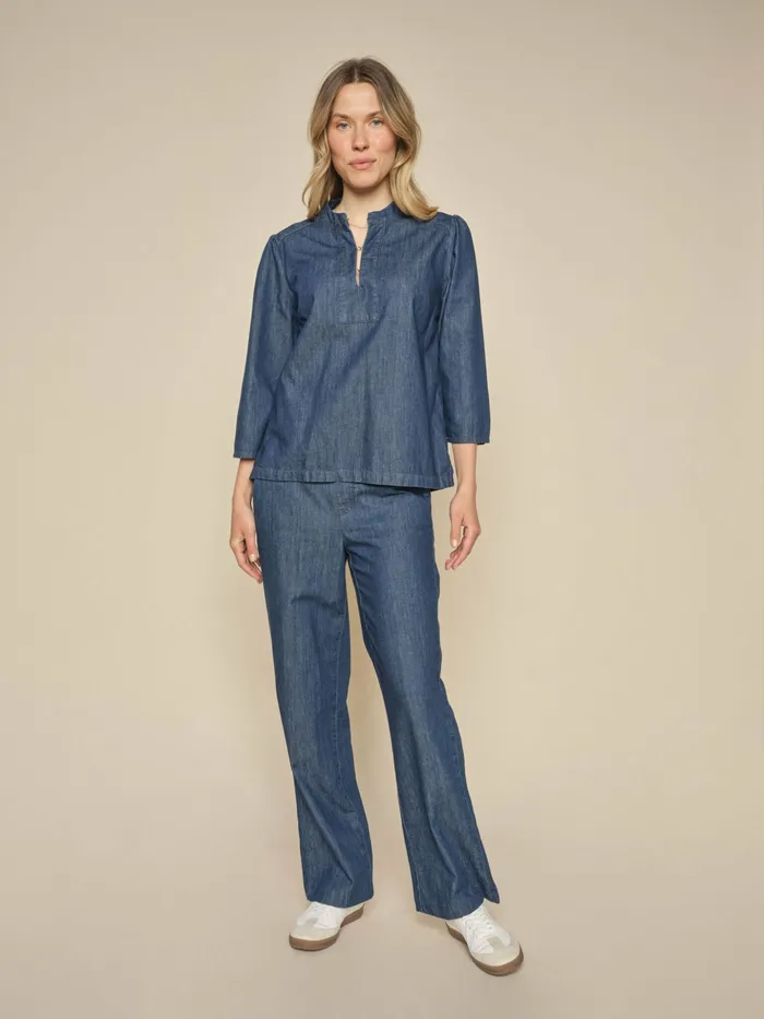 Shirts MMBani Denim Shirt Dark Blue 8211 MOS MOSH Women
