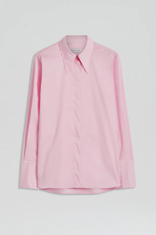 Shirts Scanlan Theodore Women COTTON SHIRT PINK Shirts Scanlan Theodore Women COTTON SHIRT PINK