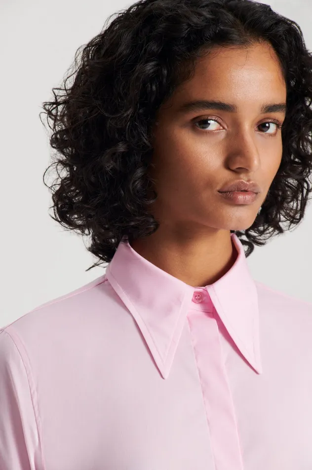Shirts Scanlan Theodore Women COTTON SHIRT PINK Shirts Scanlan Theodore Women COTTON SHIRT PINK