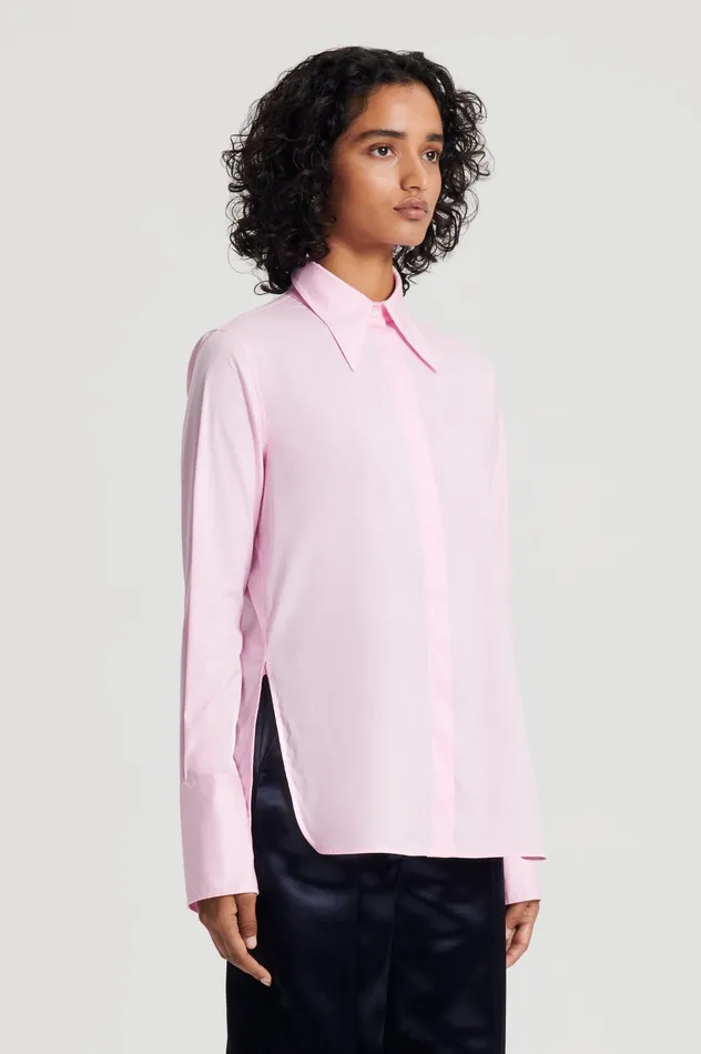 Shirts Scanlan Theodore Women COTTON SHIRT PINK Shirts Scanlan Theodore Women COTTON SHIRT PINK