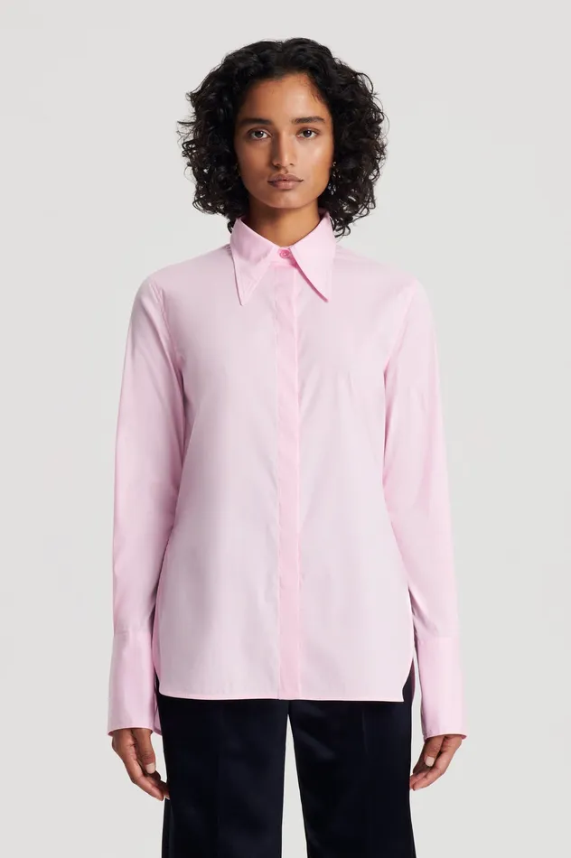 Shirts Scanlan Theodore Women COTTON SHIRT PINK Shirts Scanlan Theodore Women COTTON SHIRT PINK