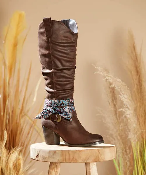 Shoes Sandals and Boots Joebrowns Apparel Free Spirit Bandana Boots Brown