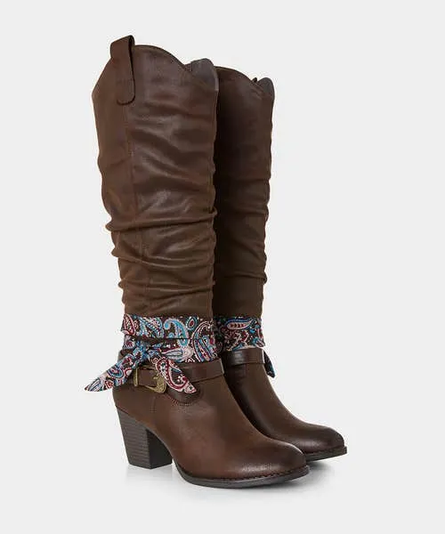 Shoes Sandals and Boots Joebrowns Apparel Free Spirit Bandana Boots Brown Shoes Sandals and Boots Joebrowns Apparel Free Spirit Bandana Boots Brown