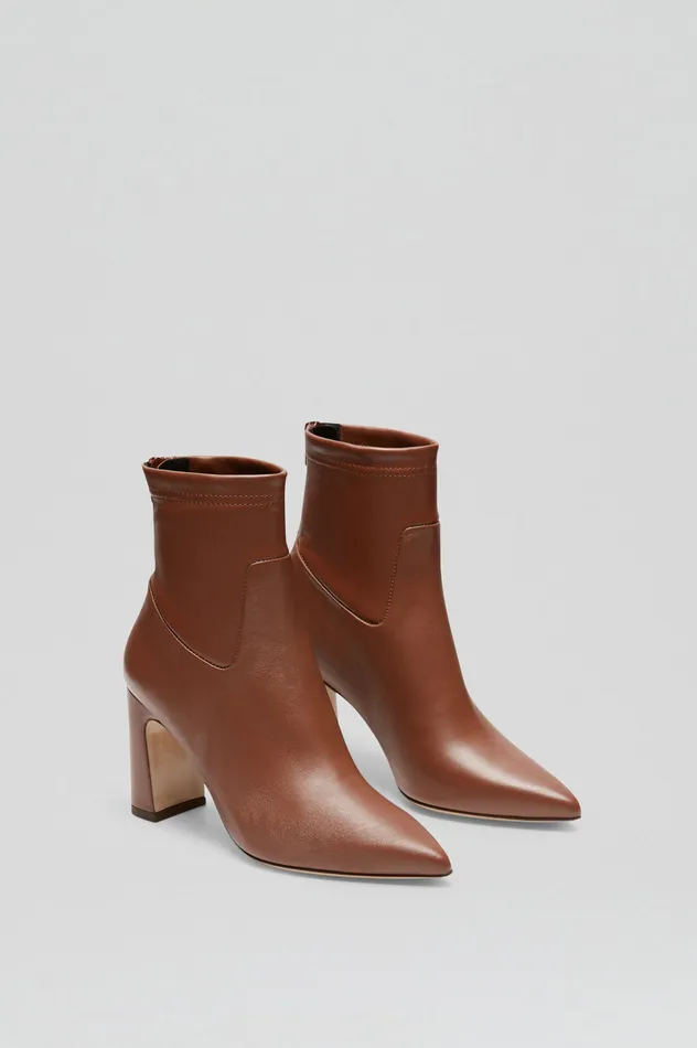 Shoes STRETCH ANKLE BOOT 85 COCOA 8211 Scanlan Theodore Women Shoes STRETCH ANKLE BOOT 85 COCOA 8211 Scanlan Theodore Women
