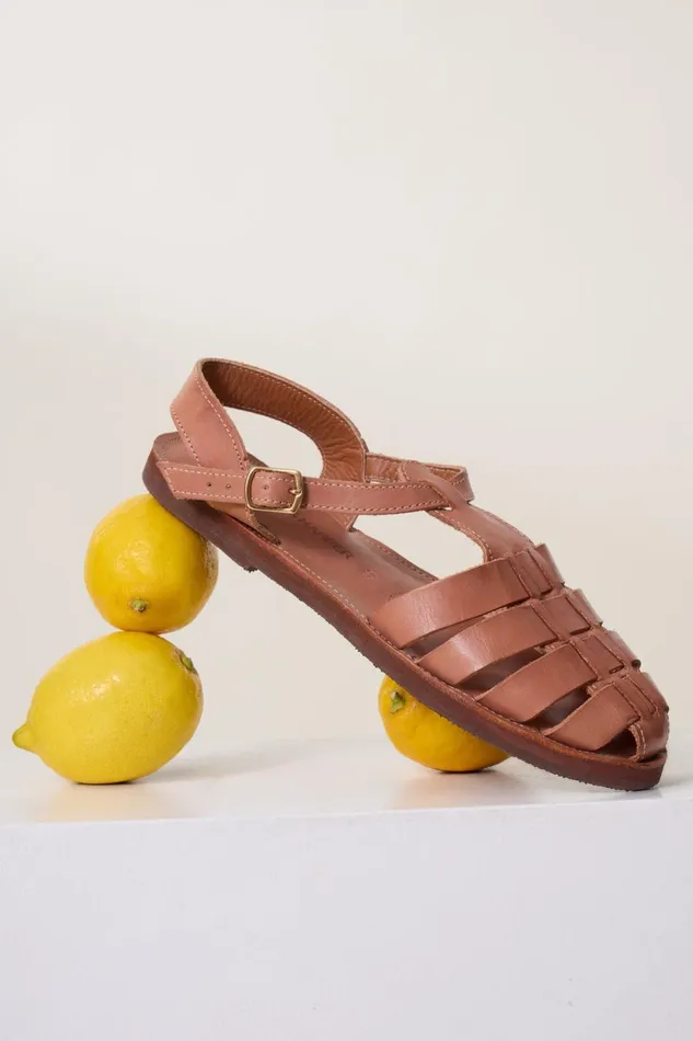 Shoes Women Leon and Harper Sandales Cancun P24 Natural