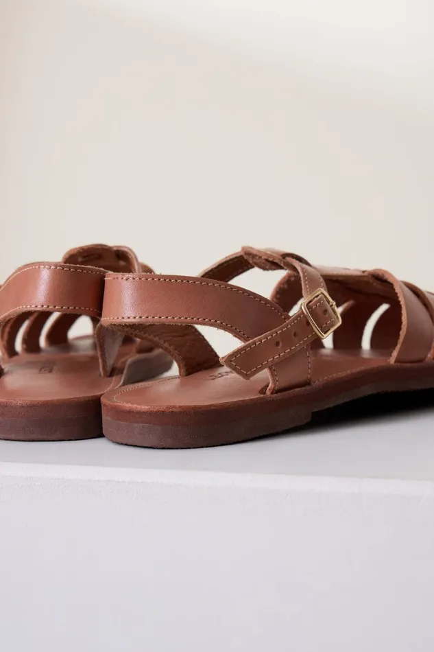 Shoes Women Leon and Harper Sandales Cancun P24 Natural