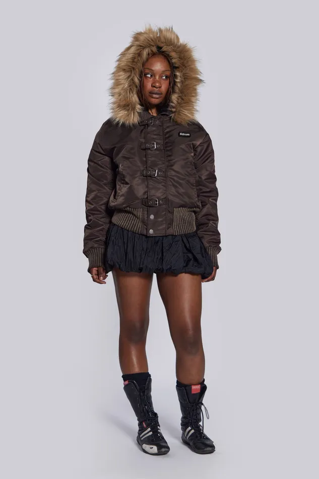Shop Brown Jet Jacket Women Outerwear Jaded London