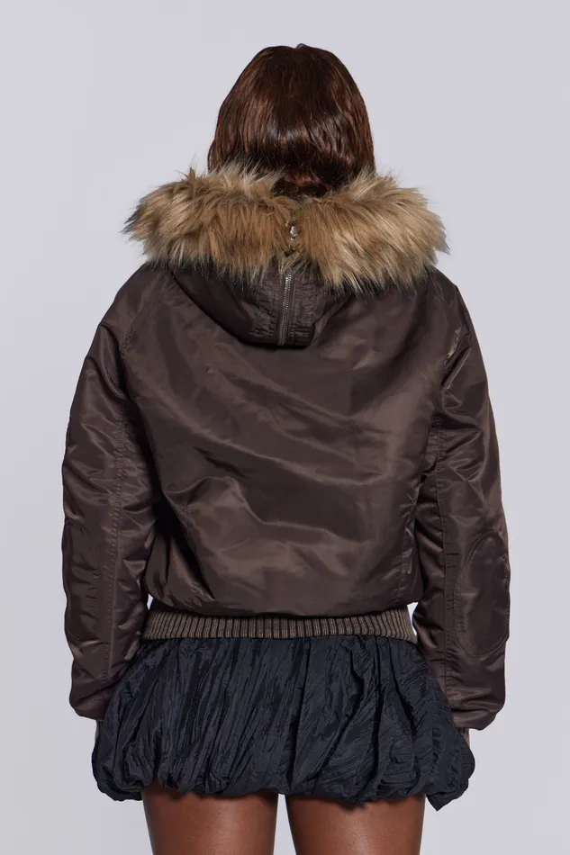 Shop Brown Jet Jacket Women Outerwear Jaded London
