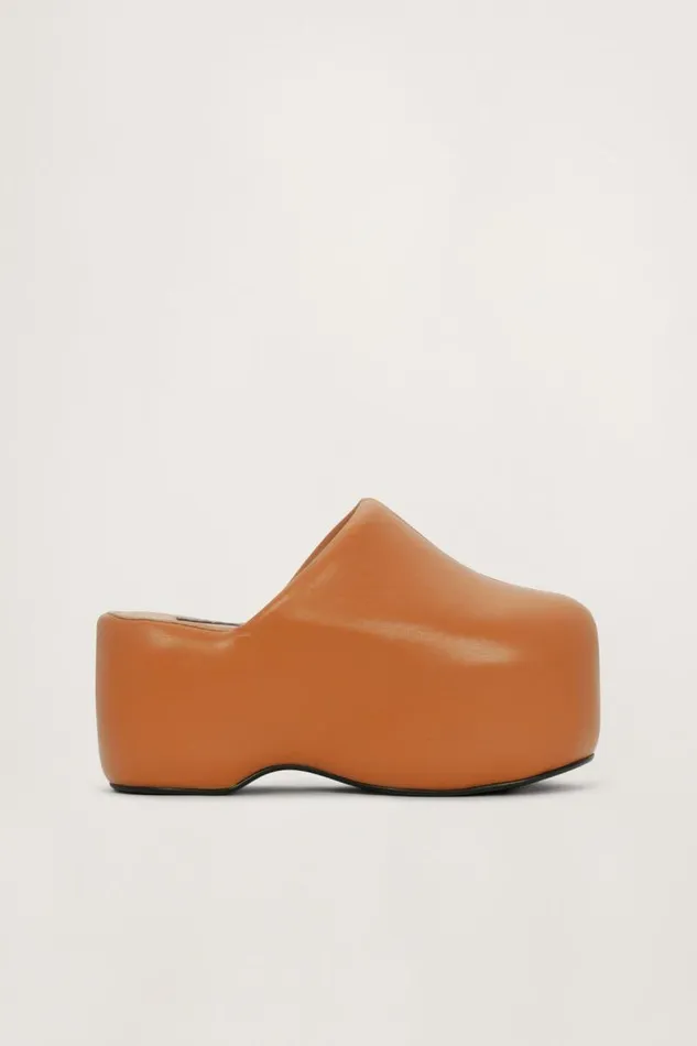 Shop Simon Miller BUBBLE CLOGS Platform Bubble Clog Caramel
