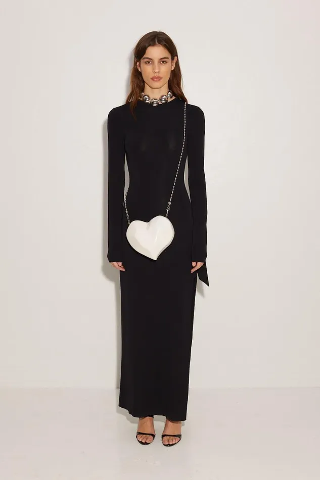 Shop Simon Miller MINI BAGS Molded Heart Bag Macadamia