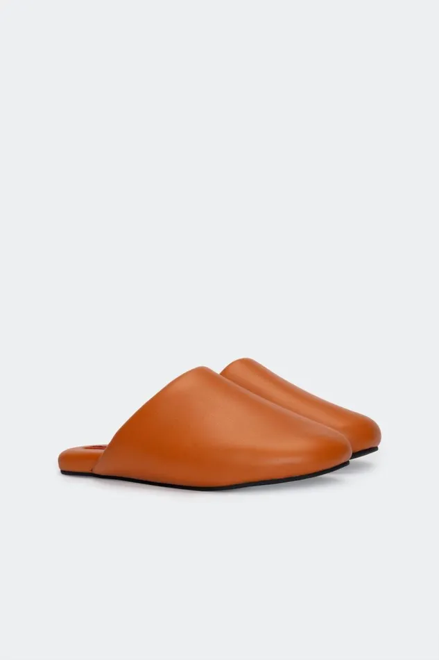 Shop Simon Miller SANDALS Bubble Slipper Sepia Brown