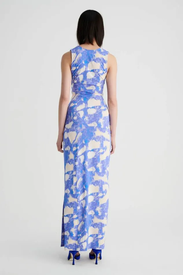 Shop SUBOO Dresses Marble Sleeveless Reversible Twist Front Maxi Dress
