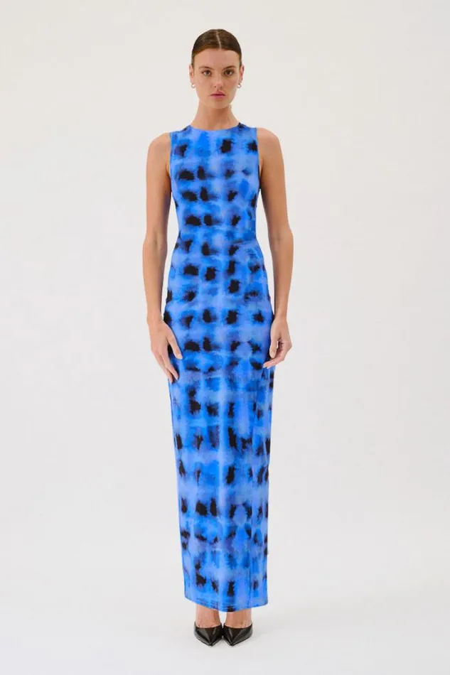 Shop SUBOO Dresses Shibori Sleeveless Reversible Twist Front Maxi Dress