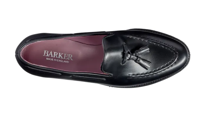 Sienna 8211 Black Calf Women Barker Shoes Womens Loafers
