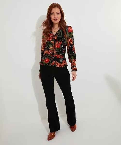 Simon8217s Vintage Printed Blouse Black Tops Tunics and Blouses Joebrowns Apparel Simon8217s Vintage Printed Blouse Black Tops Tunics and Blouses Joebrowns Apparel