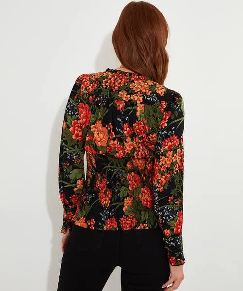 Simon8217s Vintage Printed Blouse Black Tops Tunics and Blouses Joebrowns Apparel Simon8217s Vintage Printed Blouse Black Tops Tunics and Blouses Joebrowns Apparel