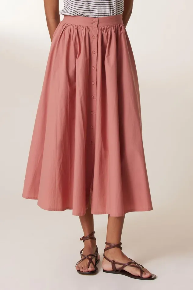 Skirts and Shorts Women Leon and Harper Jeremiah Pl2 Skirt Blush