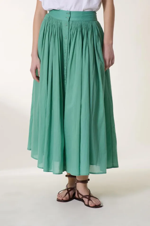 Skirts and Shorts Women Leon and Harper Jiotto Plain Skirt Celadon