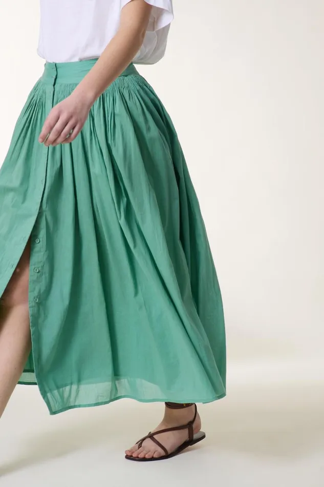 Skirts and Shorts Women Leon and Harper Jiotto Plain Skirt Celadon