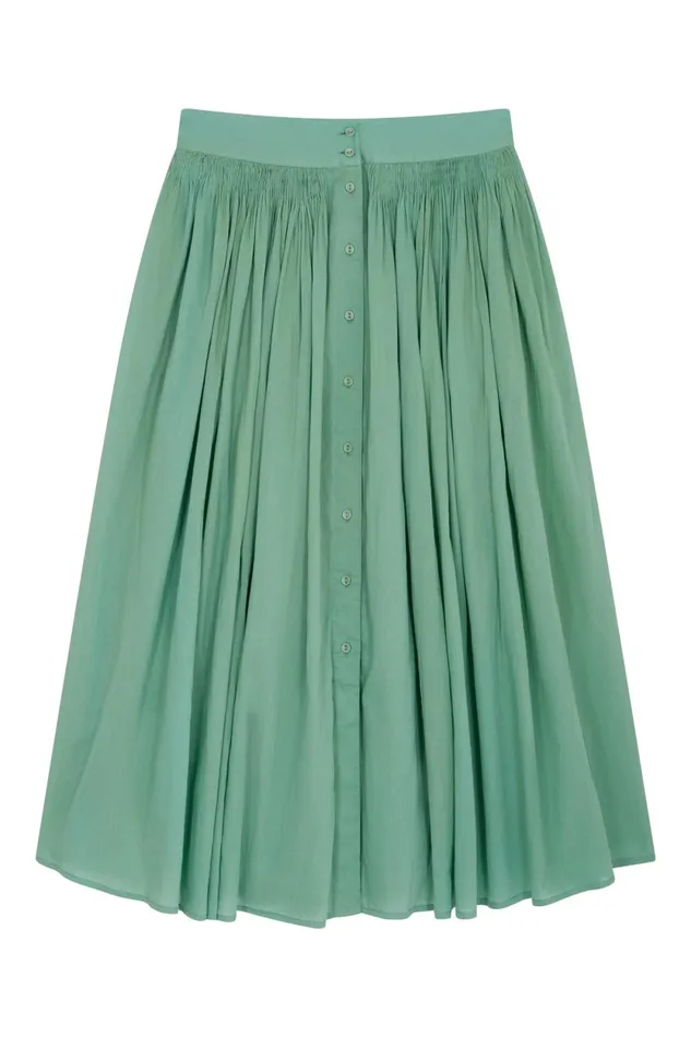 Skirts and Shorts Women Leon and Harper Jiotto Plain Skirt Celadon