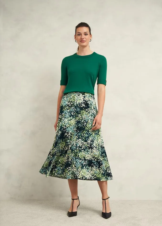 Skirts Women HOBBS Kiara Skirt Green Multi