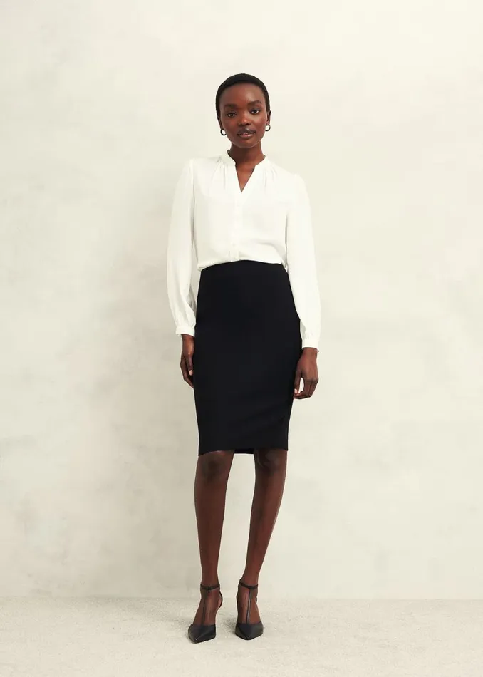 Skirts Women HOBBS Petite Maya Skirt Black