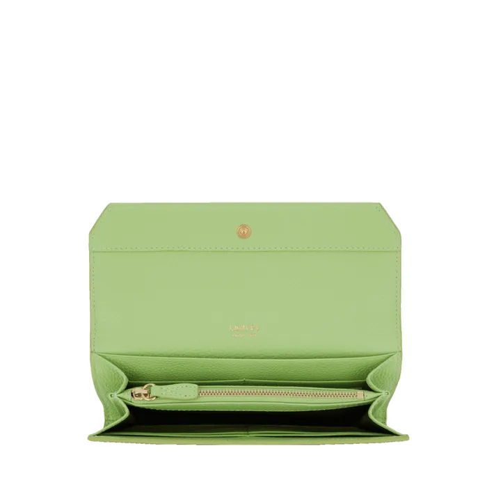 Slim Flap Wallet Apple Green Women Lancel Wallet Slim Flap Wallet Apple Green Women Lancel Wallet