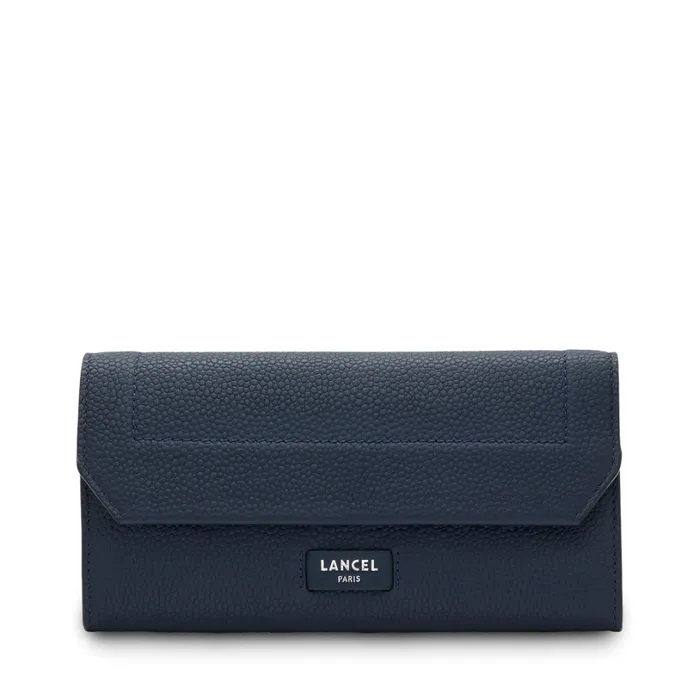 Slim Flap Wallet Petrol Women Lancel Wallet
