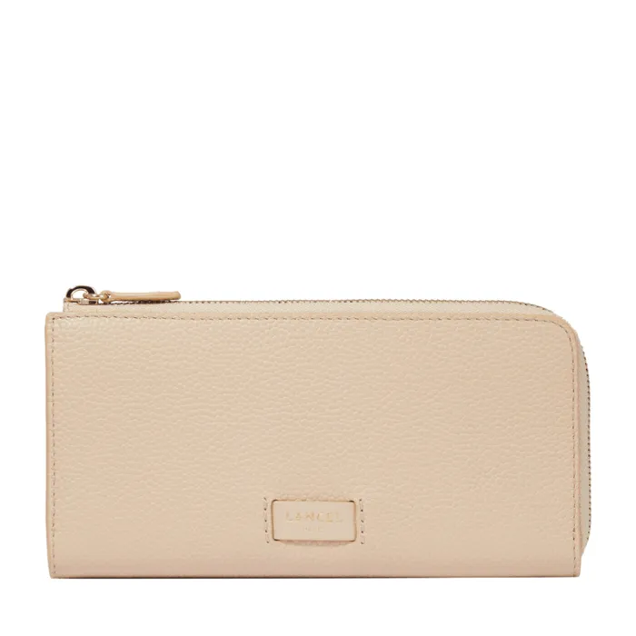 Slim Zipped Wallet Capuccinogold Women Lancel Wallet