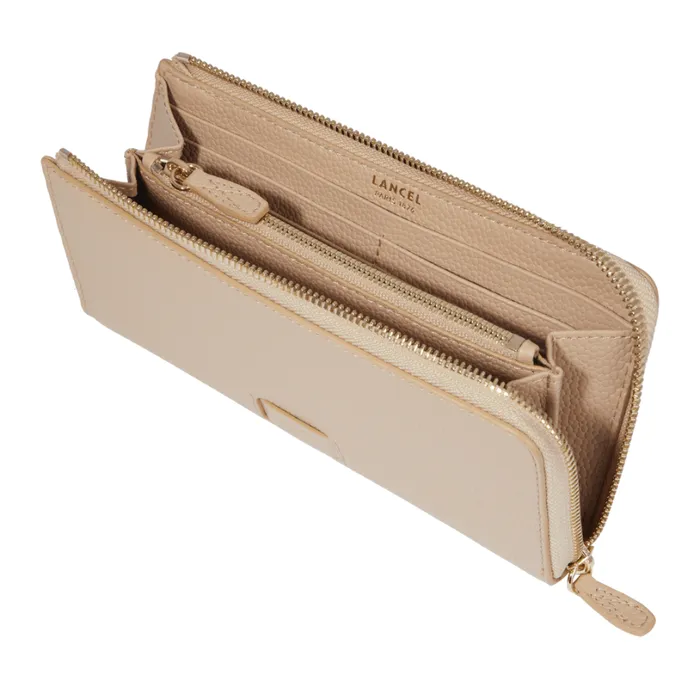 Slim Zipped Wallet Capuccinogold Women Lancel Wallet Slim Zipped Wallet Capuccinogold Women Lancel Wallet